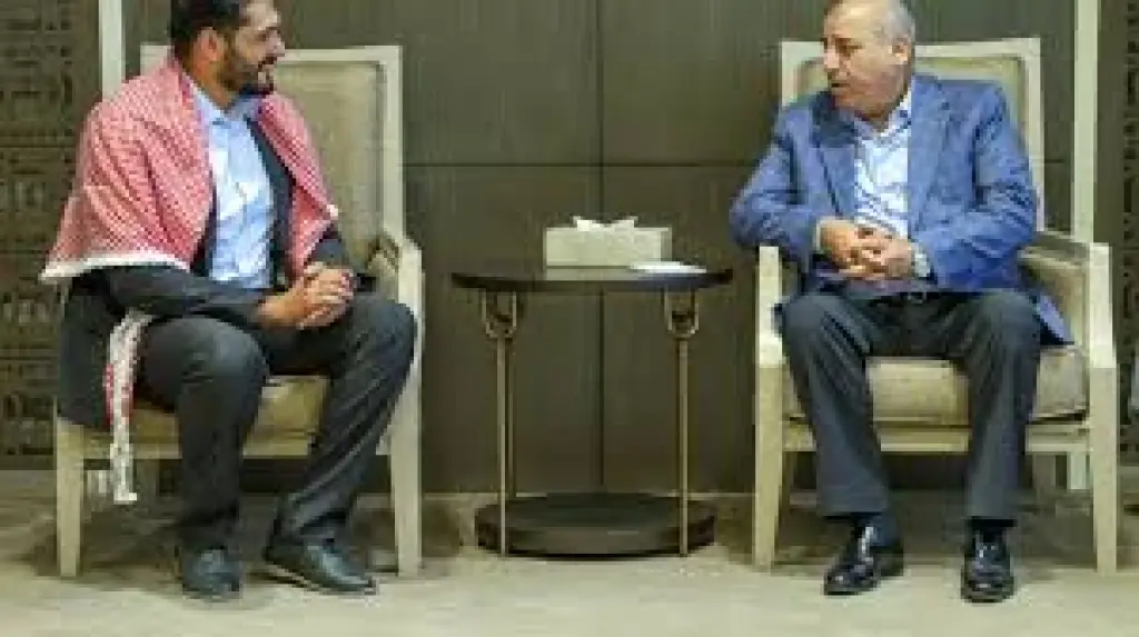 رئيس مجلس النواب يستقبل المتسلق الأردني أحمد بني هاني