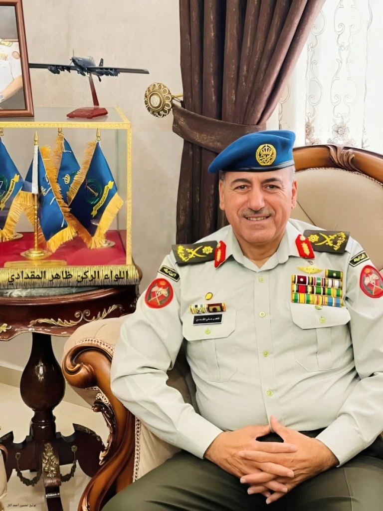ظاهر (باشا) المقداد رمز من رموز الجيش الأردني المصطفوي.