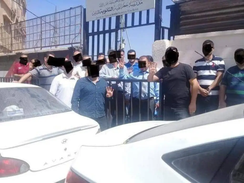 كيف افشل وعي الاردنيين وحزم الدولة  محاولات ا لاىسلاميين المتطرفيين استغلال احتجاجات المعلمين